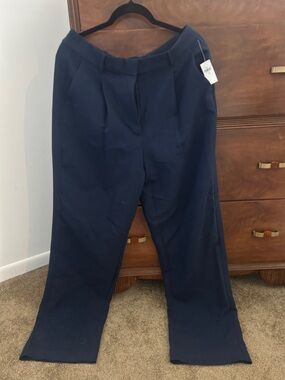 Old Navy Navy Blue Women's Taylor wide leg extra high rise trousers